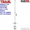 TRAM 1481: Antena Base de Fibra de Vidrio Doble Banda