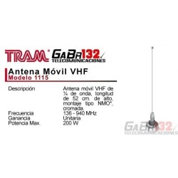 TRAM 1115: Antena Móvil VHF 1/4 