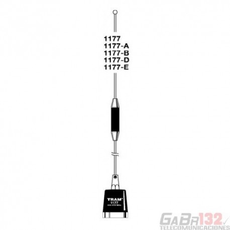 TRAM 1177: Antena Móvil UHF 5/8