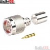 Conector N-Macho Crimp para Coaxial RG-213/RG-8U