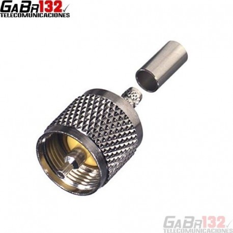 Conector PL-259 (UHF-Macho) para Coaxial RG-58