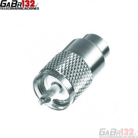 Conector PL-259 (UHF-Macho) para Coaxial RG-213/RG-8U