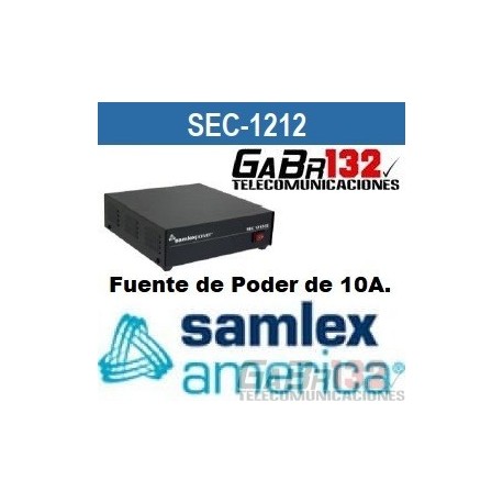 SEC-1212CE Fuente de Poder SamlexAmérica de 10A.