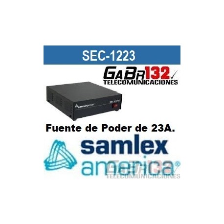 SEC-1223 Fuente de Poder SamlexAmérica de 23A.