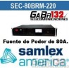 SEC-80BRM Fuente de Poder SamlexAmérica de 80A. 