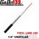 GB-195 Cable Coaxial 1/4" Unifilar