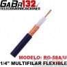 RG58A/U Cable Coaxial 1/4" Multifilar