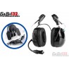Auriculares para trabajo pesado con ganchos de 16mm para instalar en casco