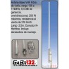 Antena Base VHF de 6,5dBi en Fibra de Vidrio