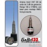 Antena Móvil VHF de 3dB con Resorte