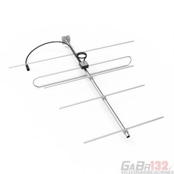 SLYAG-5V: Antena Base VHF tipo Yagi de 5 Elementos con 8,15dBi